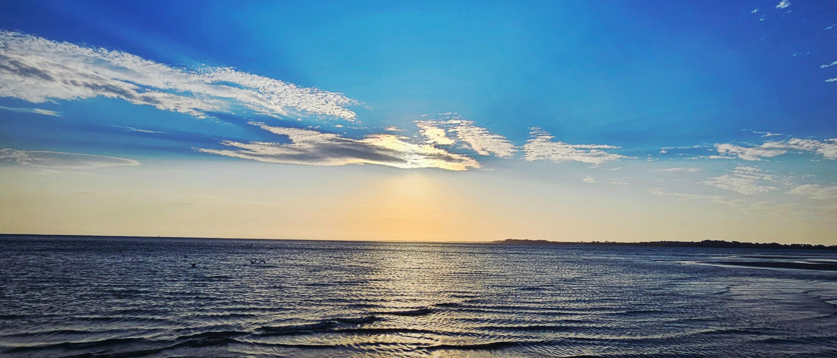 Bribie Island sunset over Pumicestone Passage