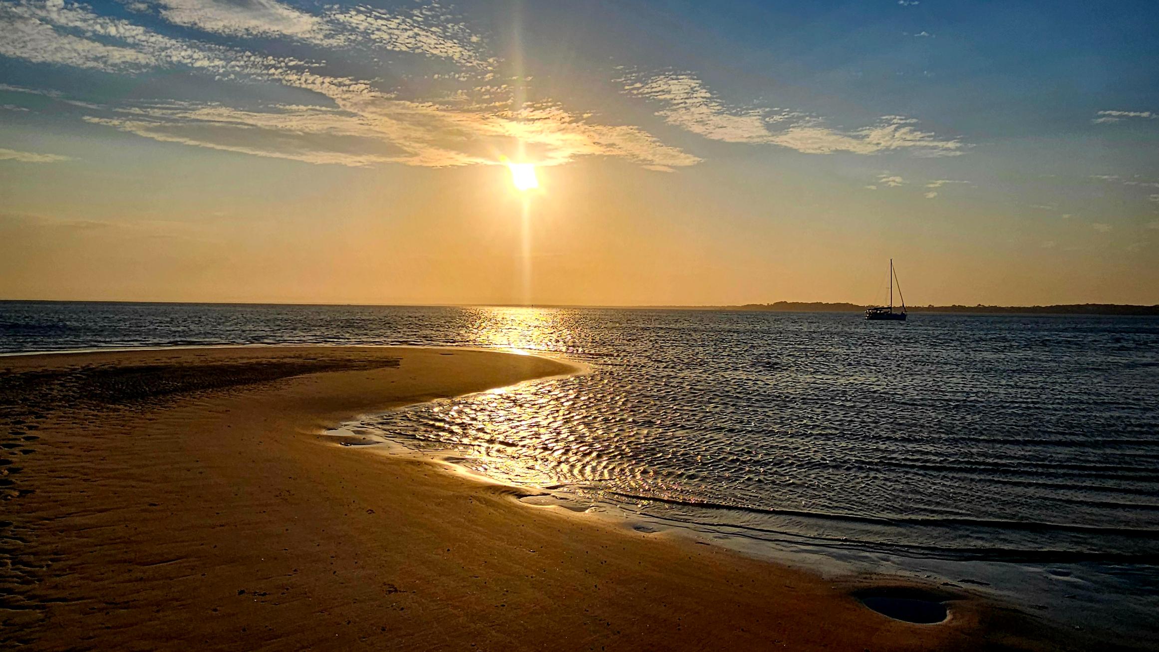 Bongaree sunset 5:45pm