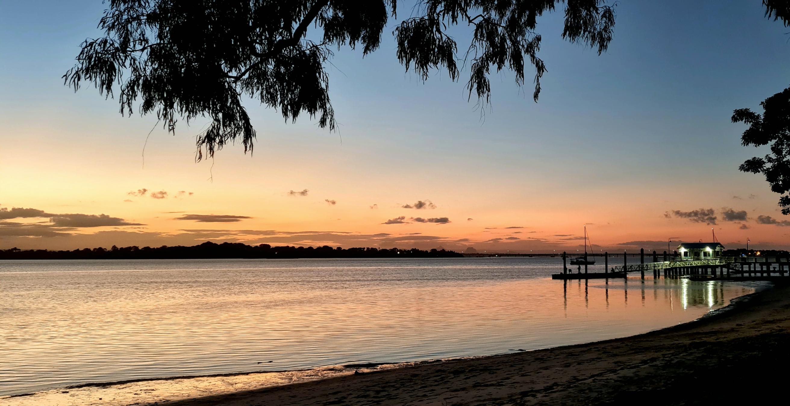 Bongaree Jetty at dusk